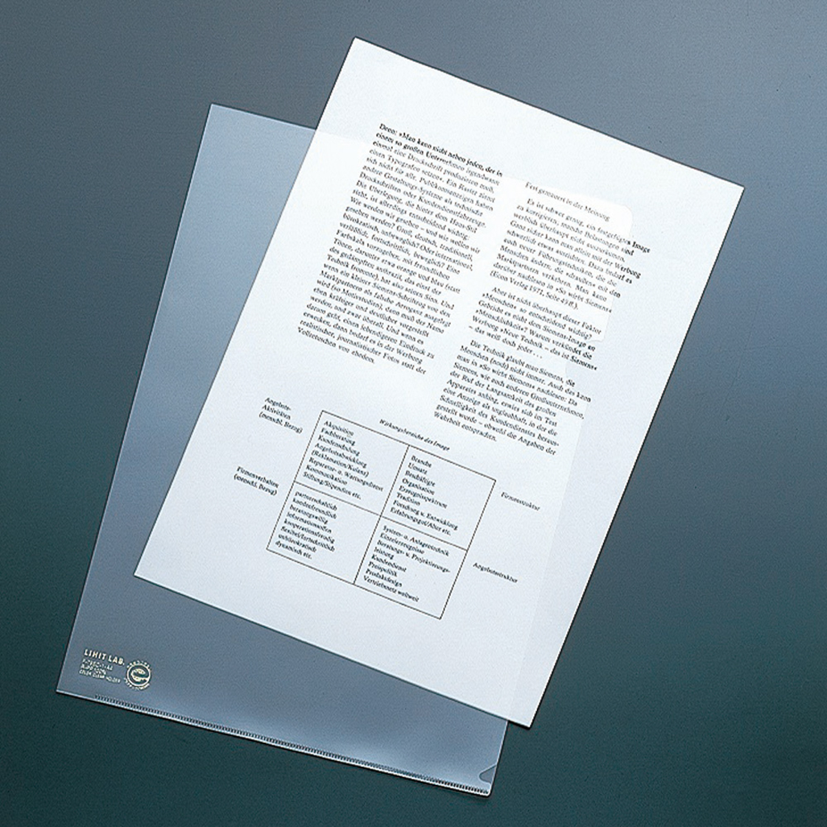 カラークリヤーホルダー　クリスタルイエロー