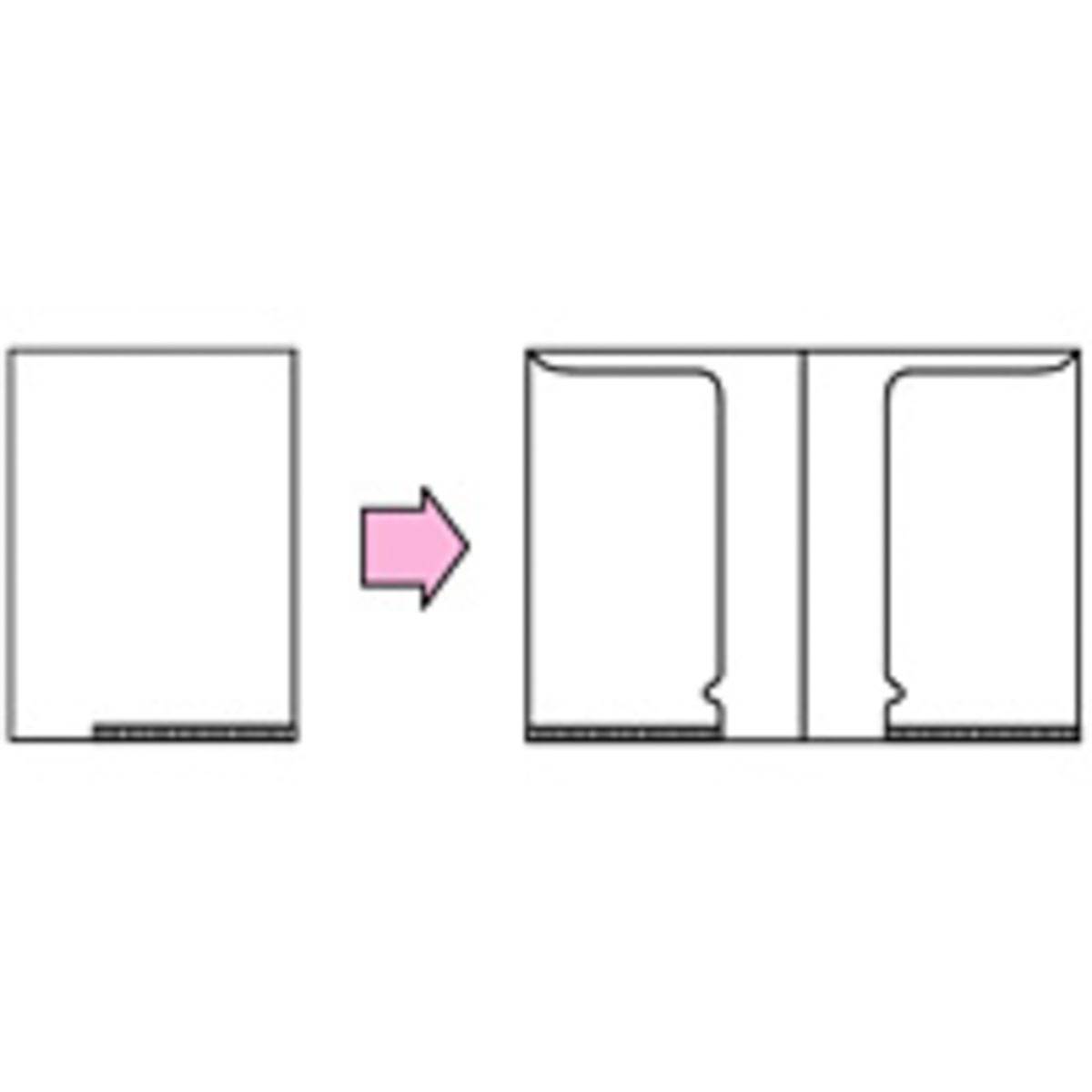 クリヤーホルダー　乳白