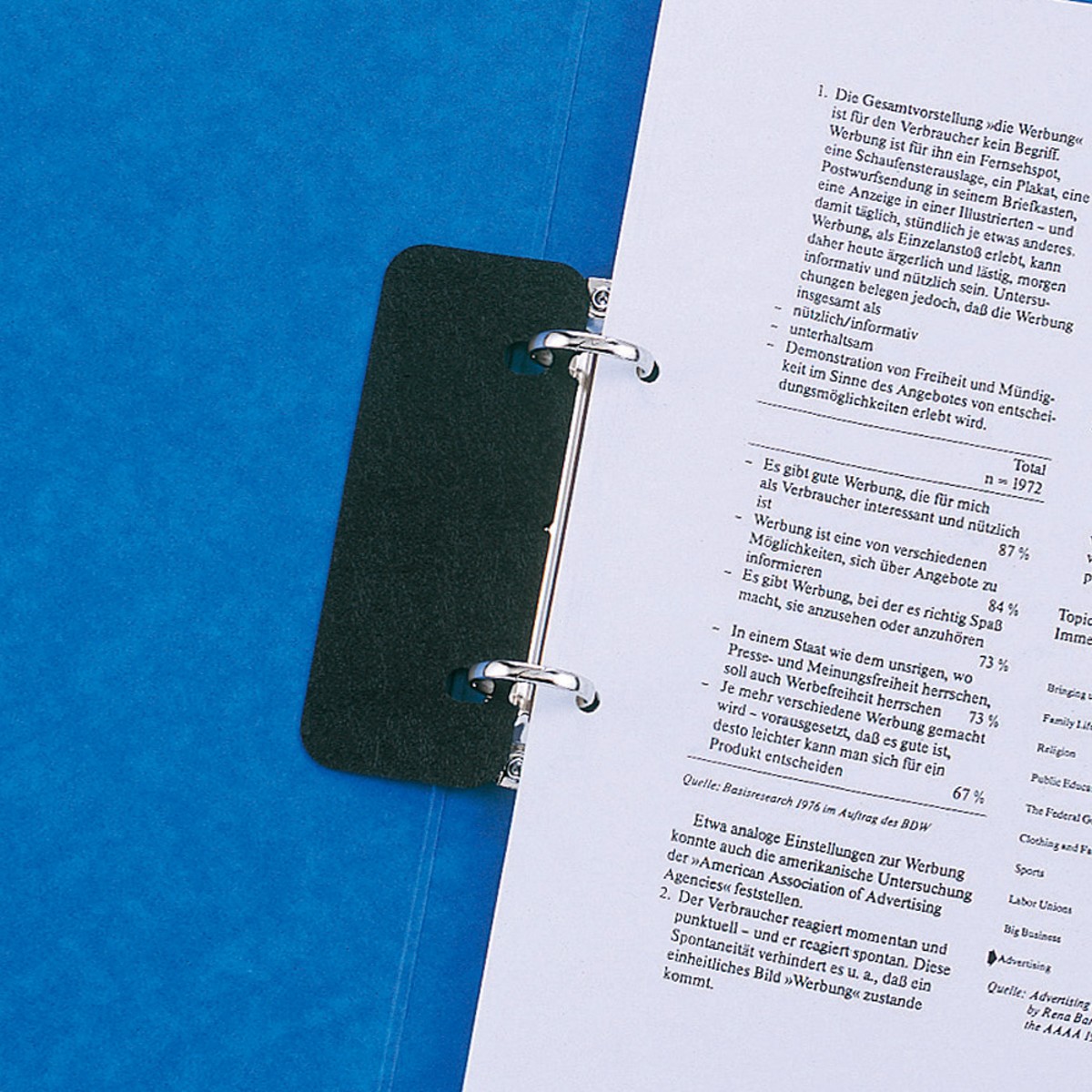 リングファイル＜ツイストリング＞　藍