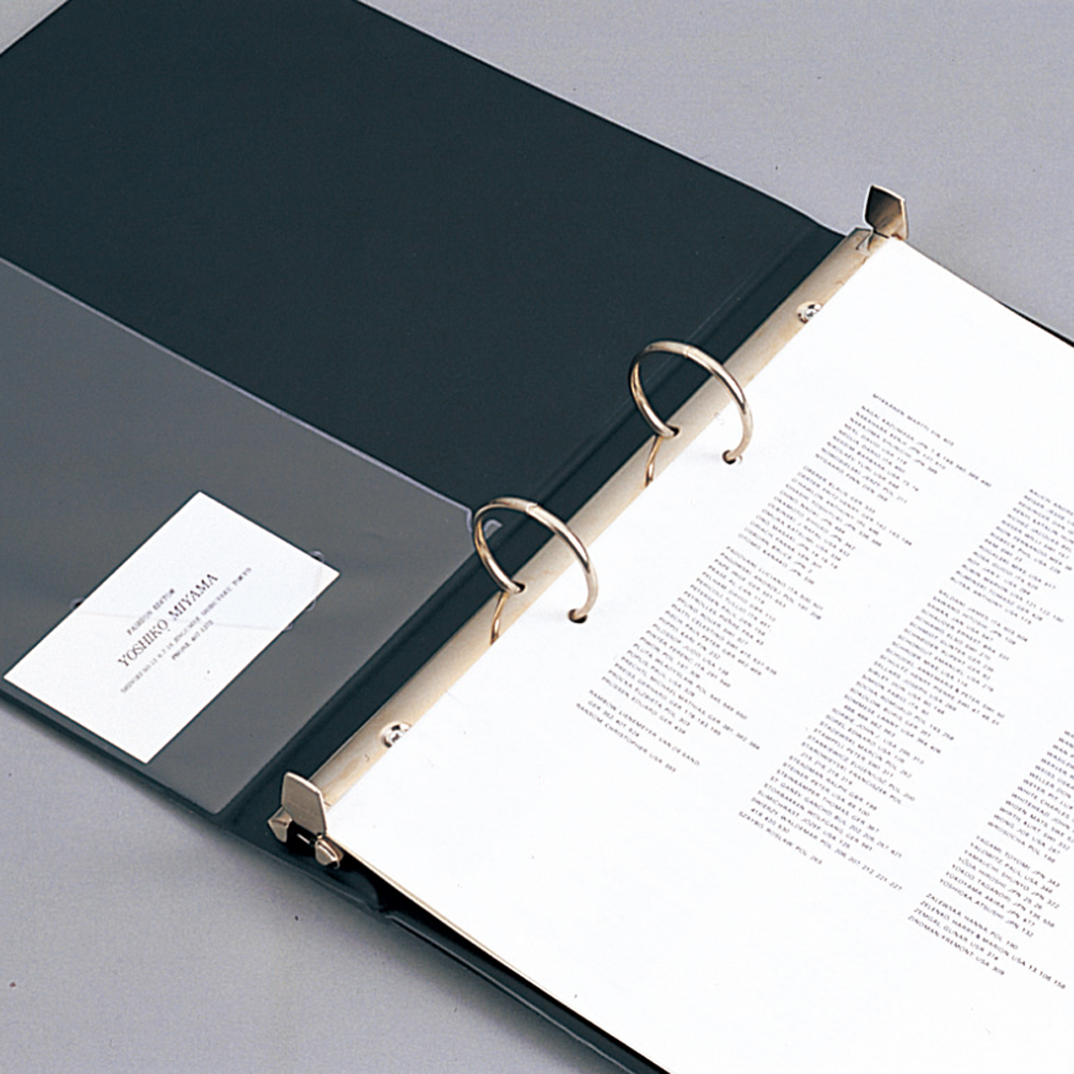 カタログバインダー　オフホワイト