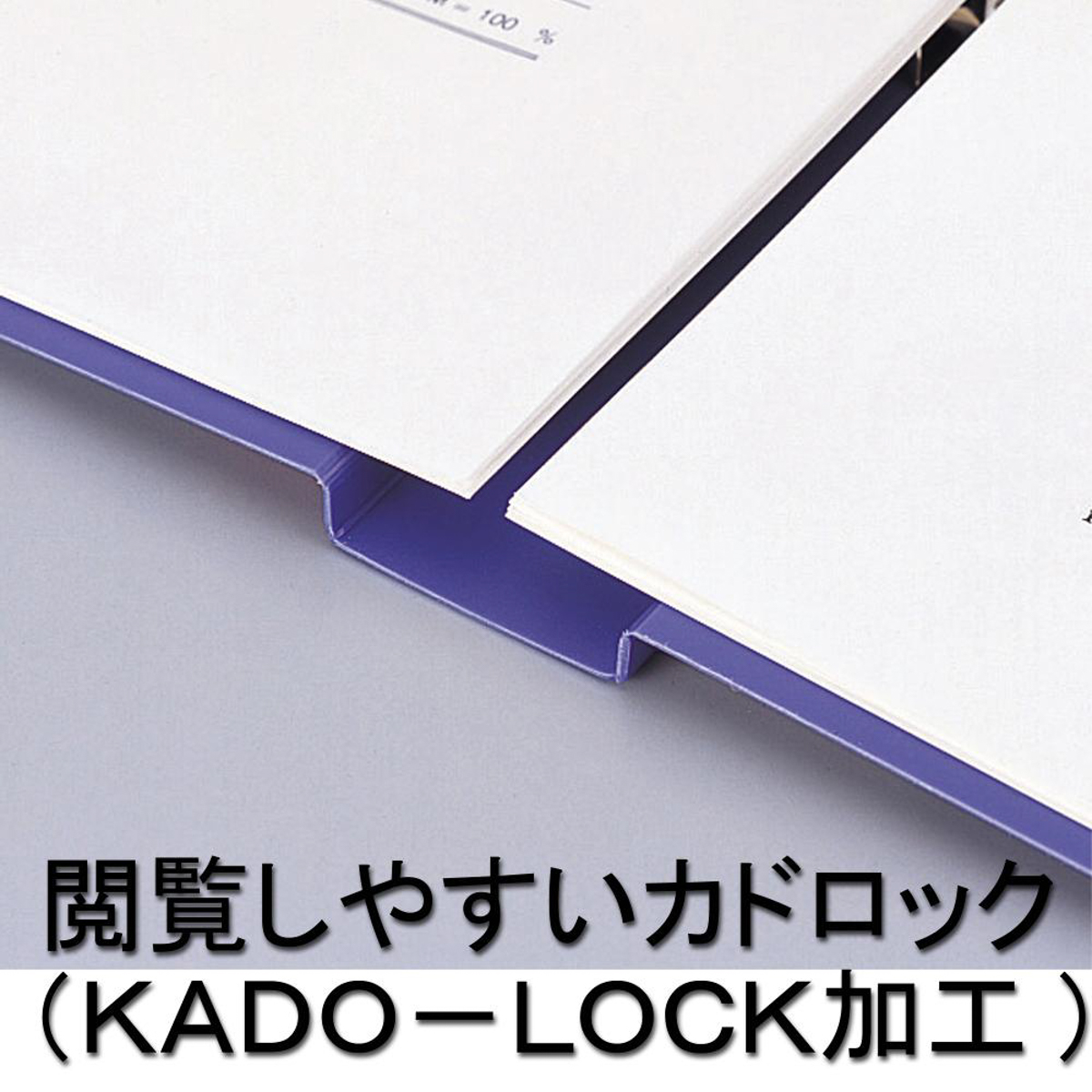 リングファイル＜カドロック＆ツイストリング＞　青