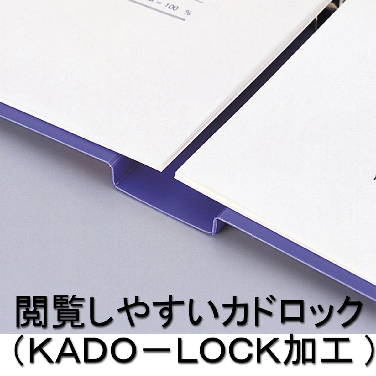 リングファイル＜カドロック＆ツイストリング＞　青