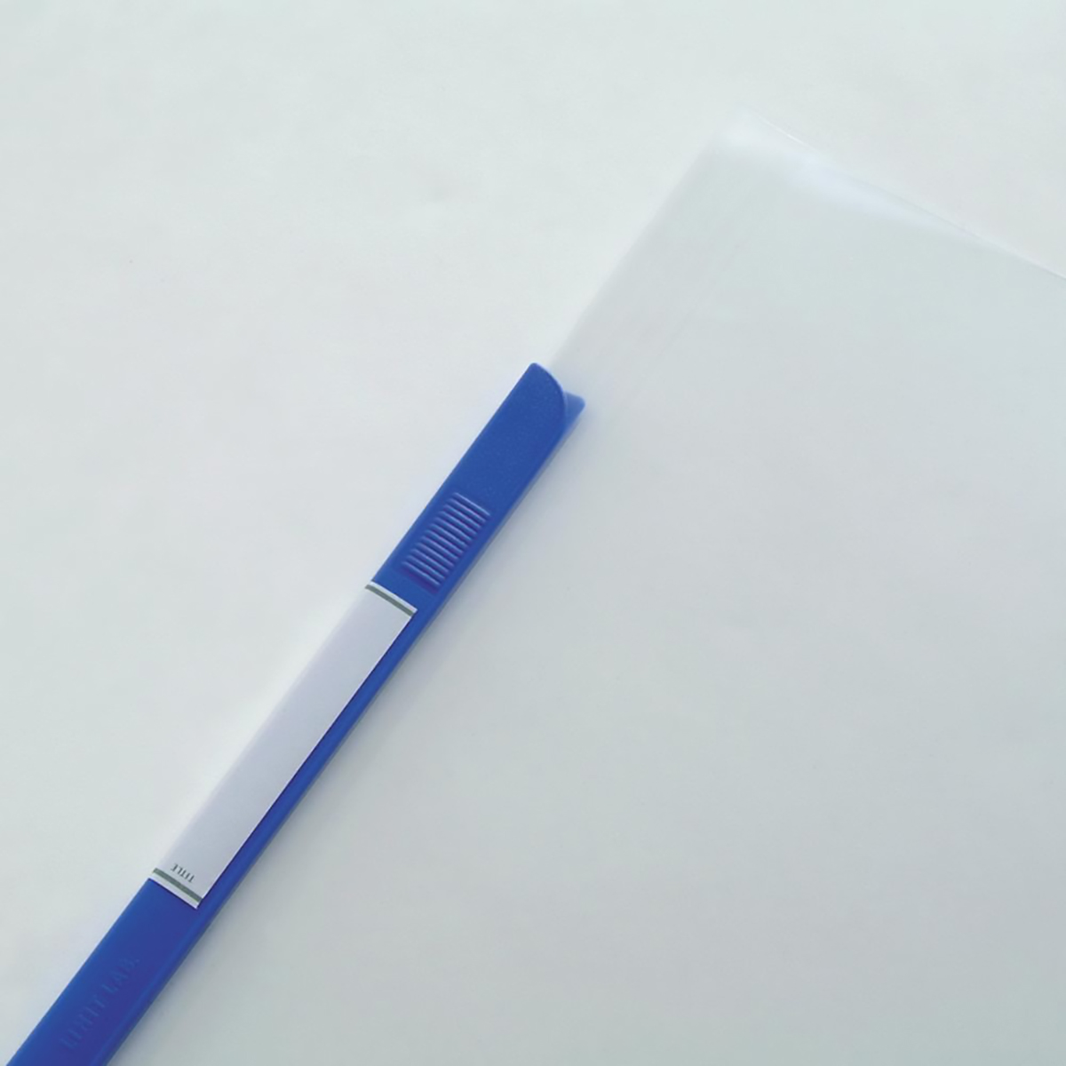 リクエスト　スライドバーファイル（１０冊パック）　青