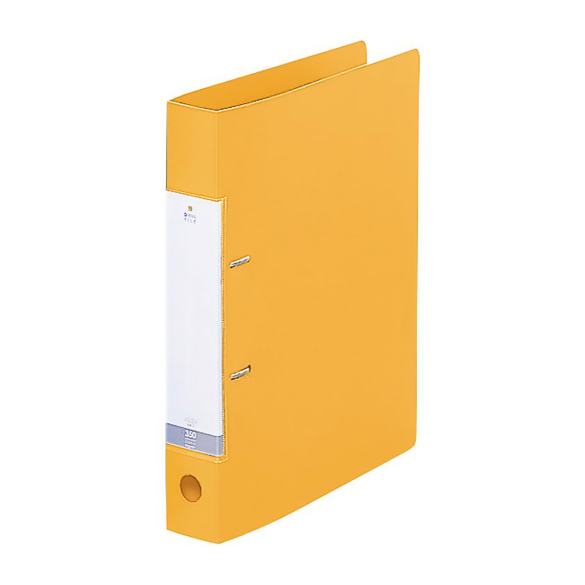 リクエスト　Ｄ型リングファイル　黄