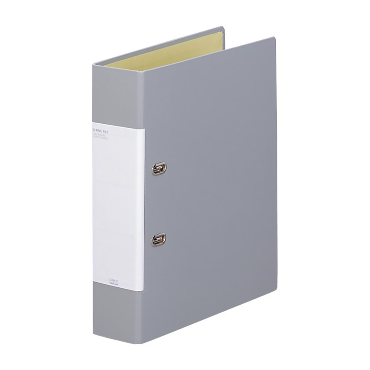 リクエスト　Ｄ型リングファイル　グレー