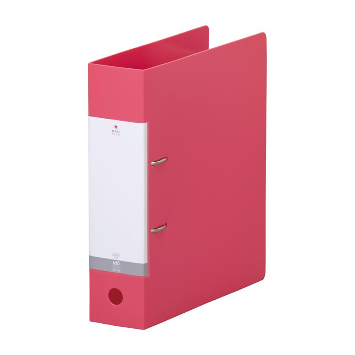 リクエスト　Ｄ型リングファイル　赤