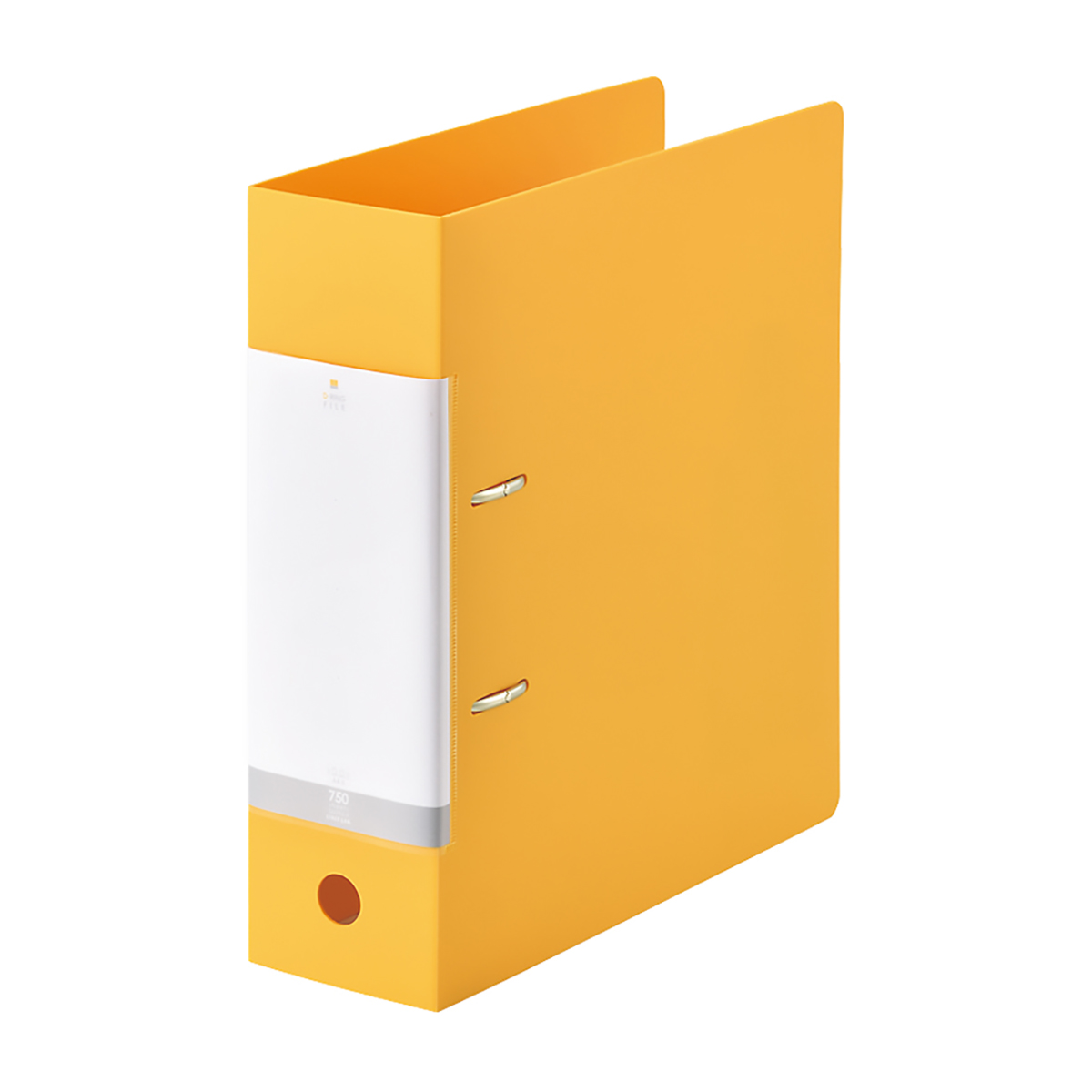 リクエスト　Ｄ型リングファイル　黄