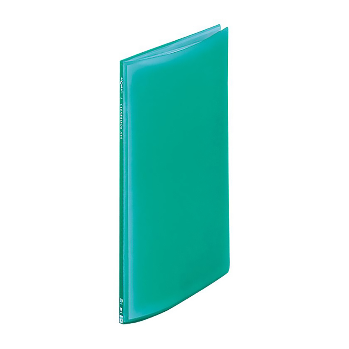 リクエスト　透明クリヤーブック　グリーン