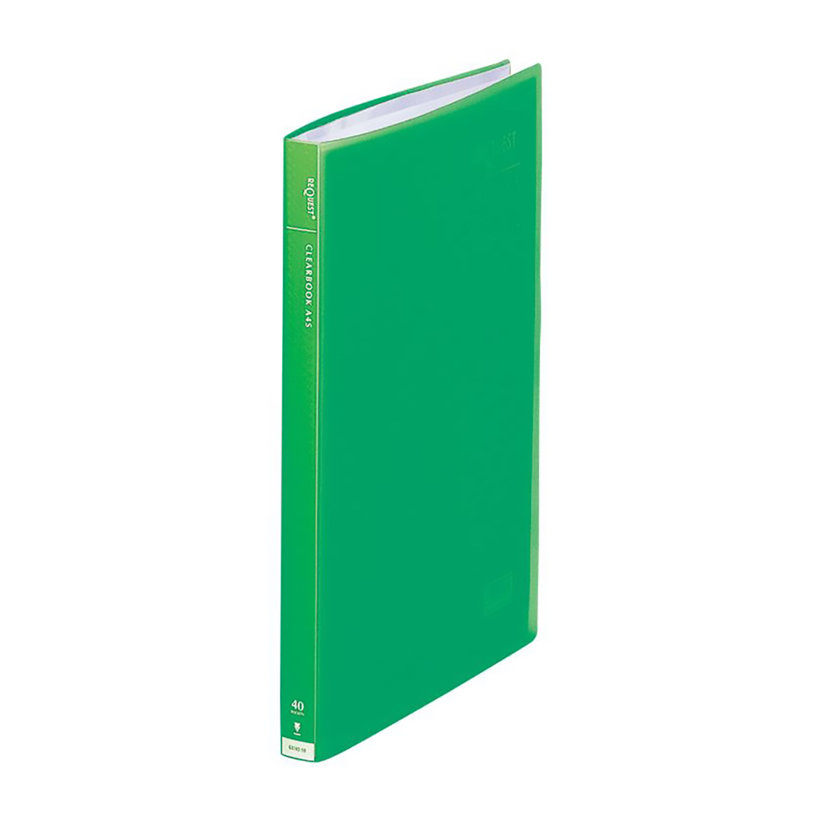 リクエスト　透明クリヤーブック　イエローグリーン