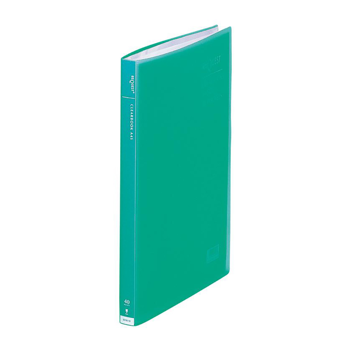 リクエスト　透明クリヤーブック　グリーン