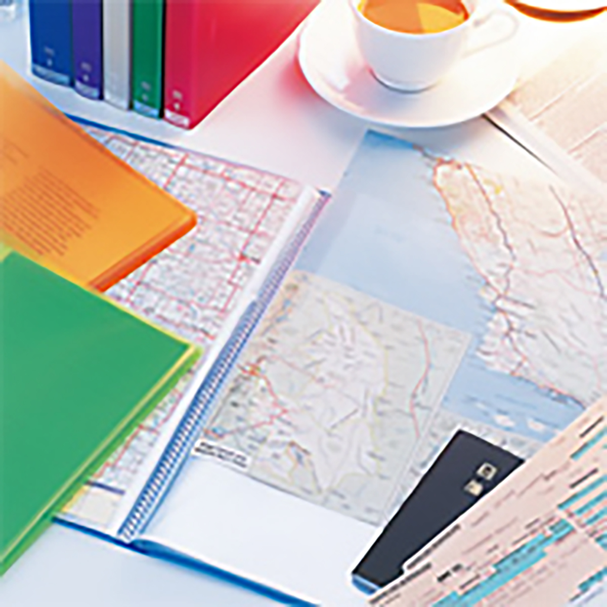 リクエスト　透明クリヤーブック　ブルー