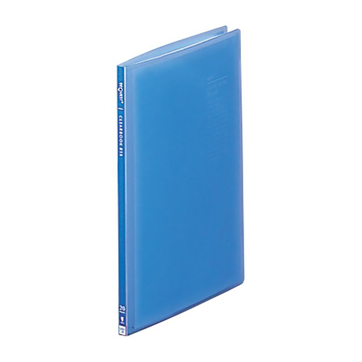 リクエスト　透明クリヤーブック　ブルー