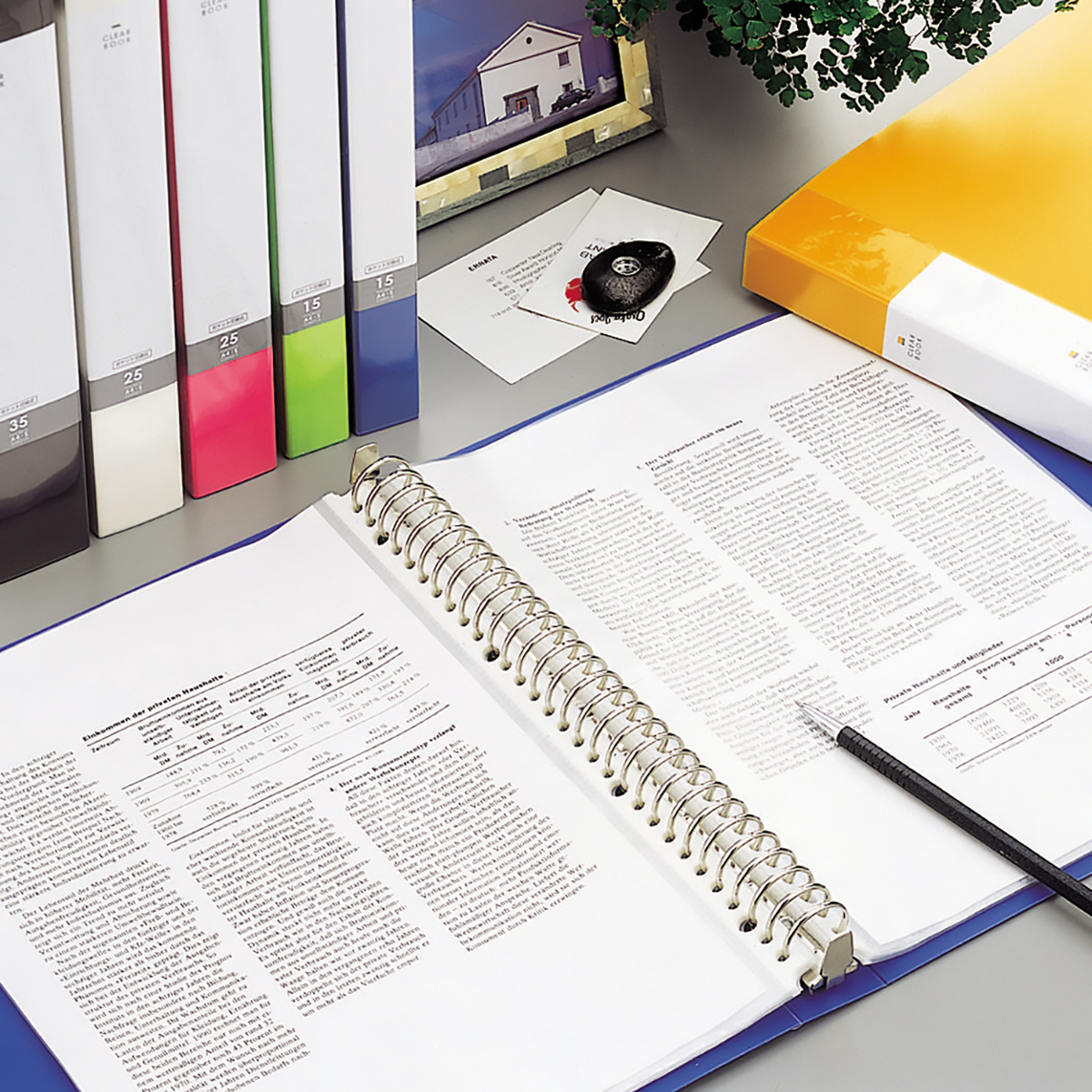 リクエスト　クリヤーブック＜ポケット交換タイプ＞　青