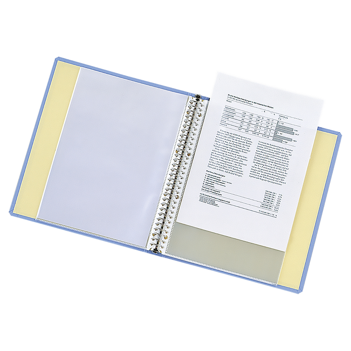 リクエスト　クリヤーブック＜ポケット交換タイプ＞　水