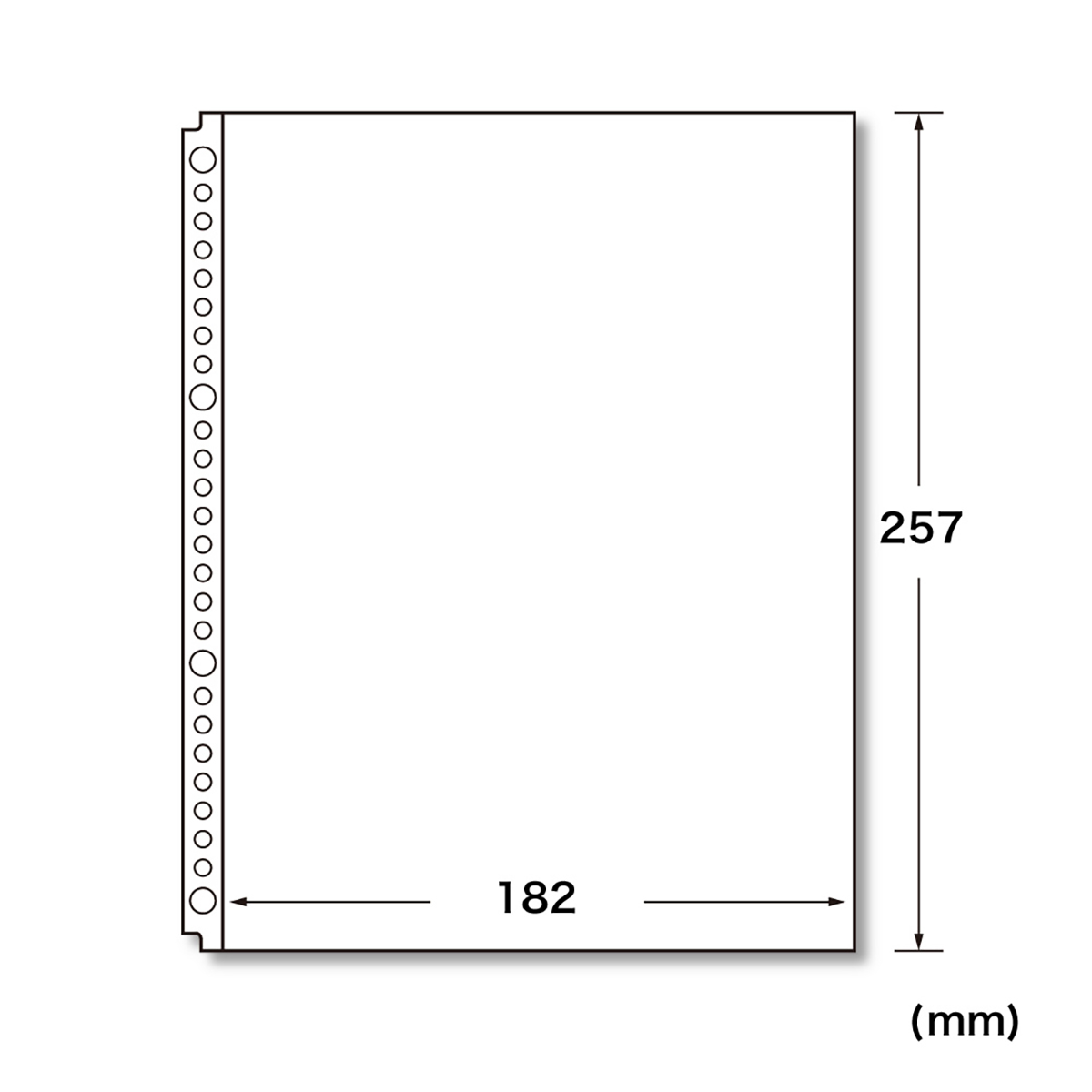 リクエスト　クリヤーポケット（エコノミーパック）