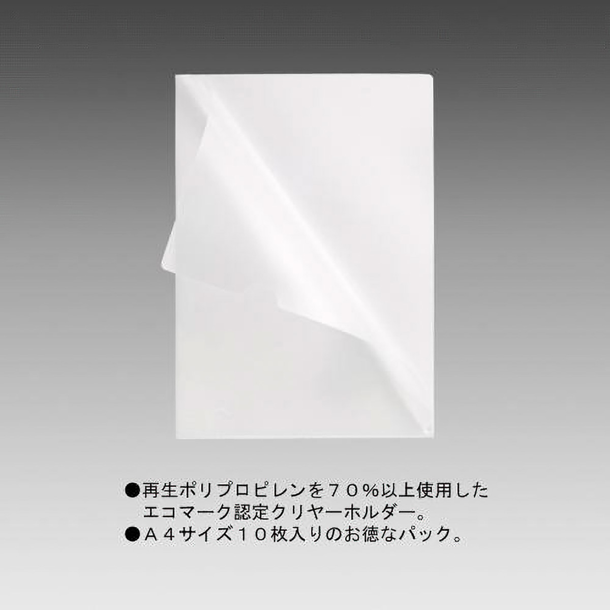 リクエスト　クリヤーホルダー＜１０枚パック＞　色込