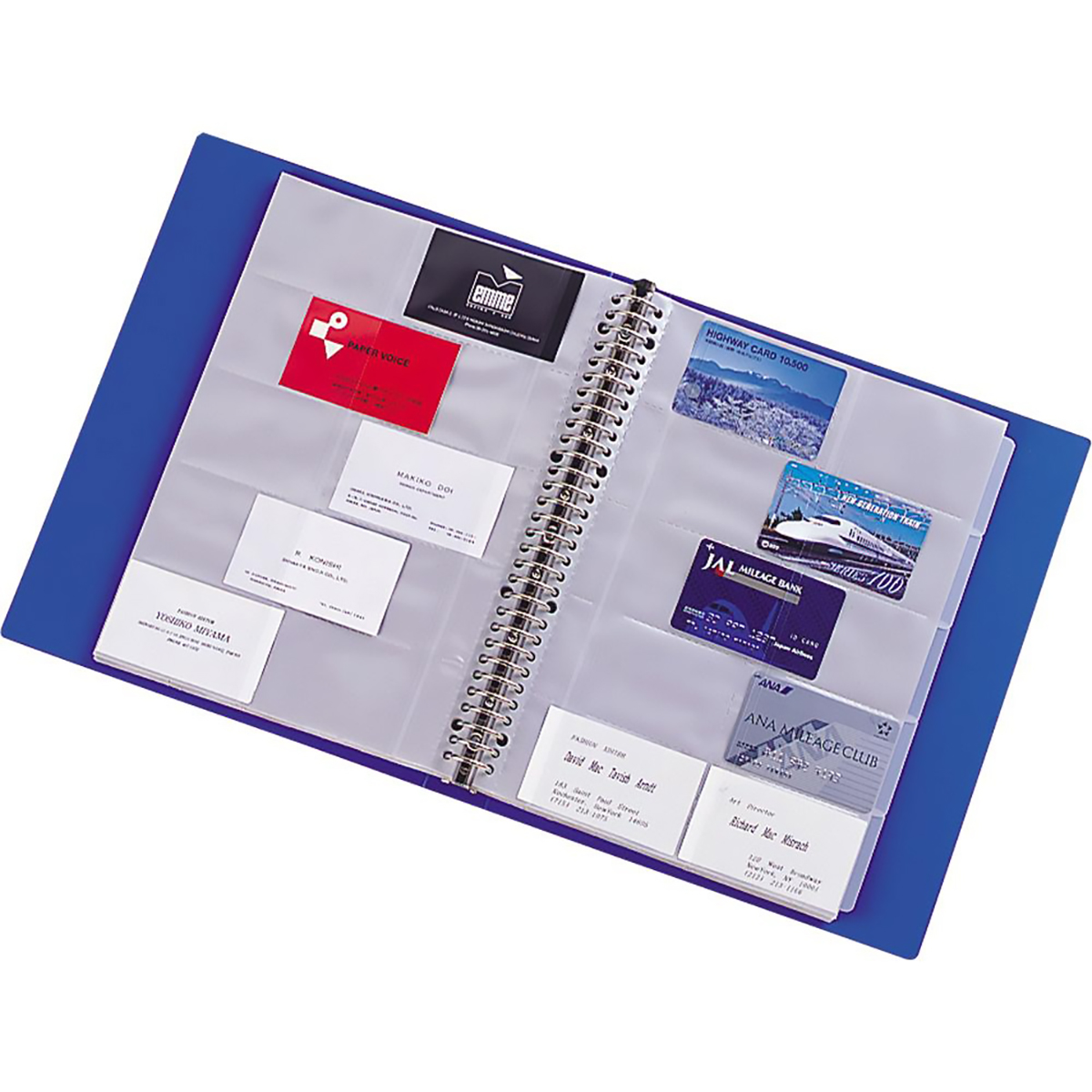 リクエスト　名刺帳＜ポケット交換タイプ＞　黒