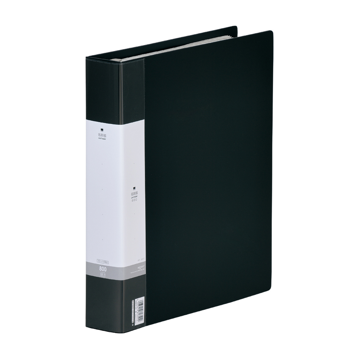 リクエスト　名刺帳＜ポケット交換タイプ＞　黒