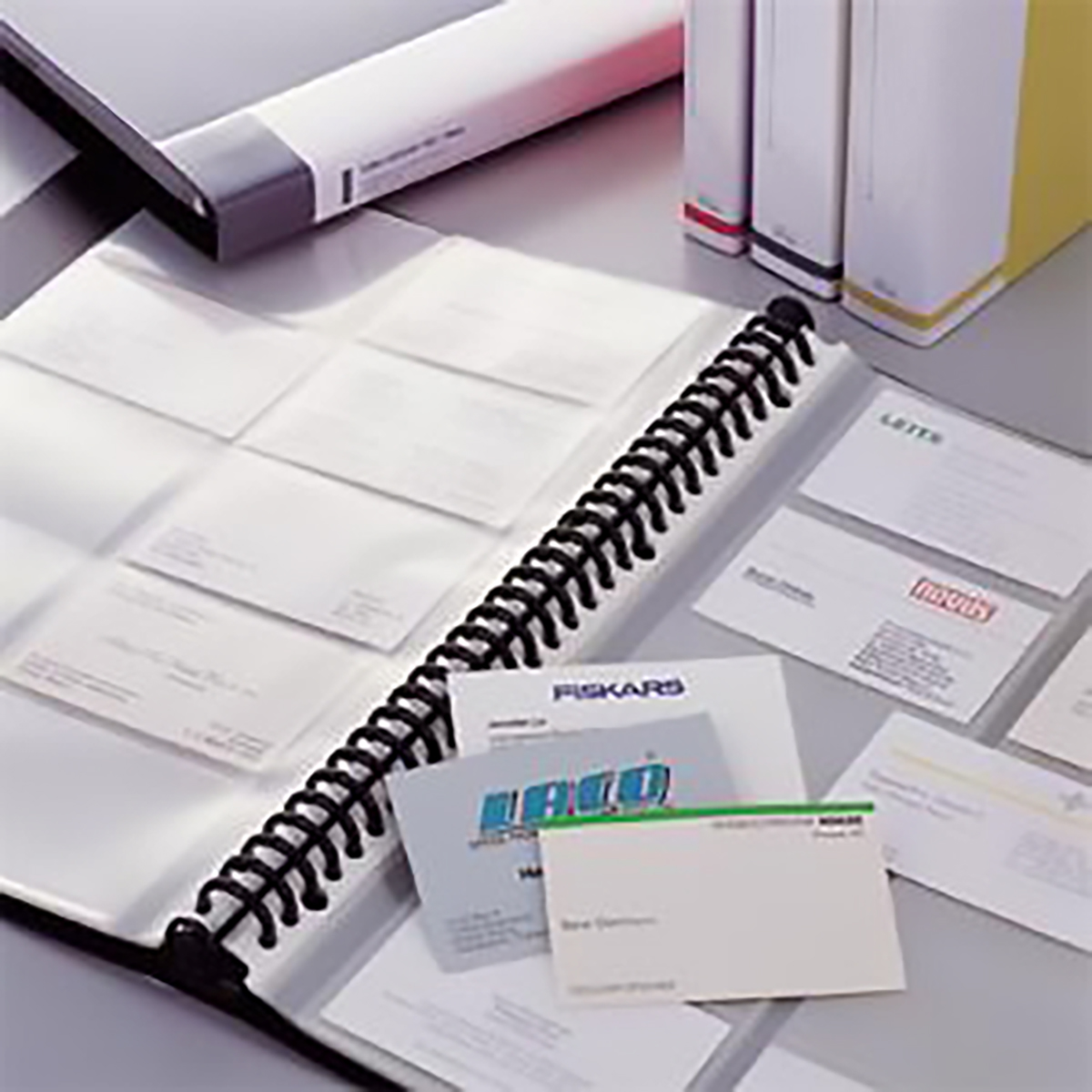 リクエスト　名刺帳＜ポケット交換タイプ＞　藍