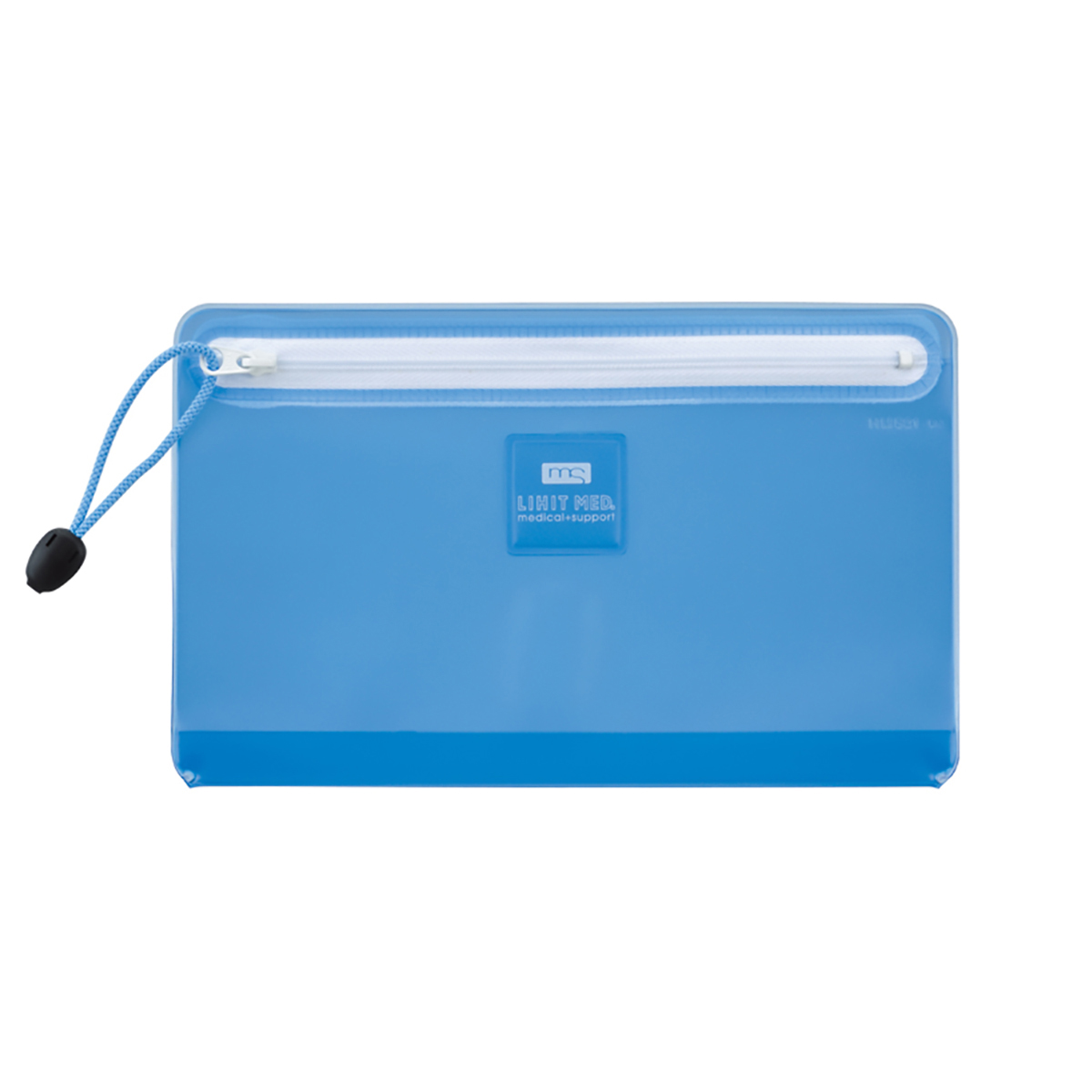 保険証ポーチ　青