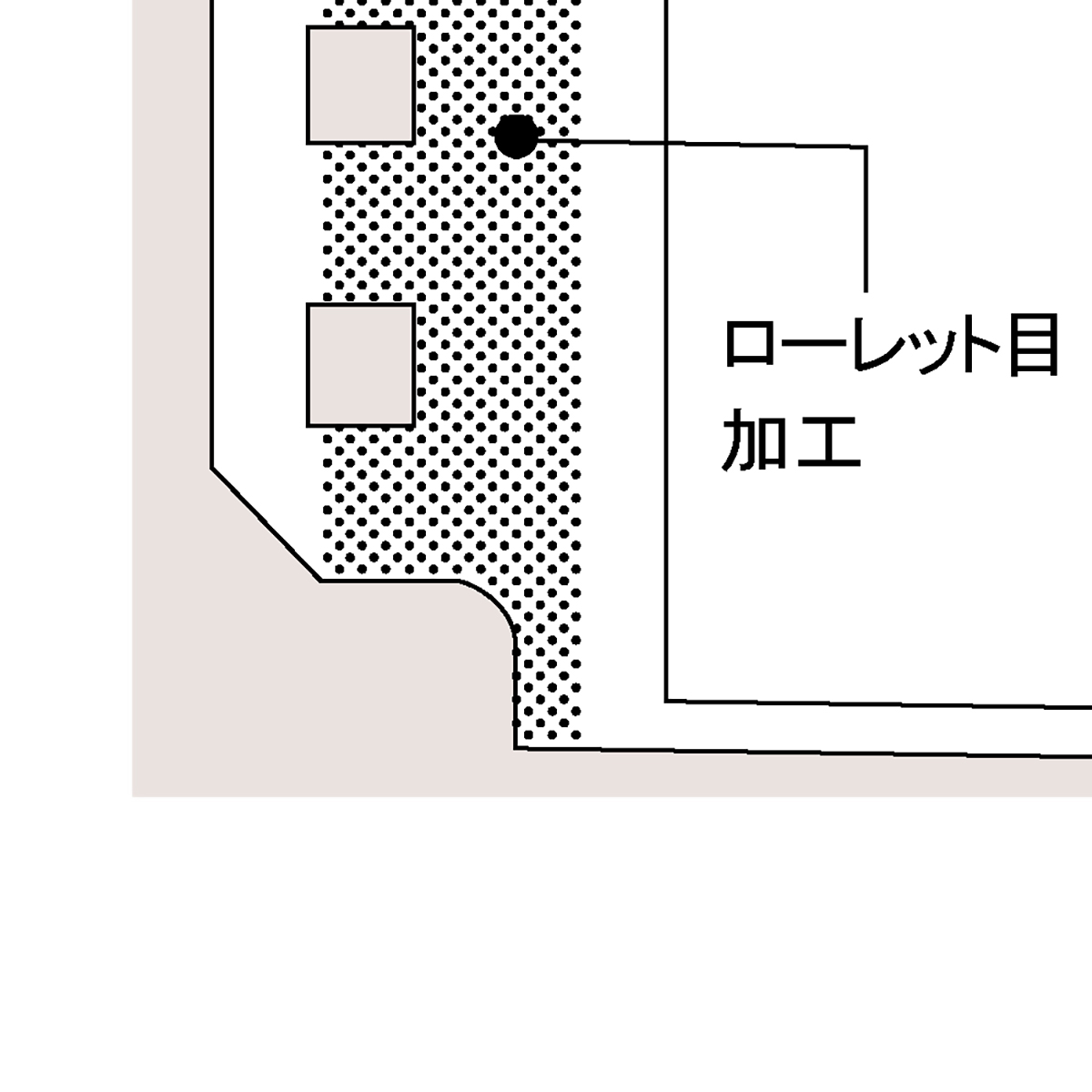 Ｐ．Ｐ．クリヤーポケット　グレー