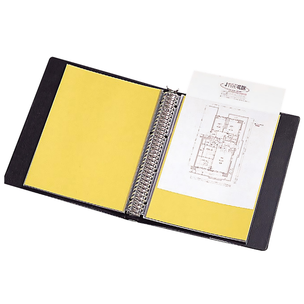 クリヤーポケット　黄