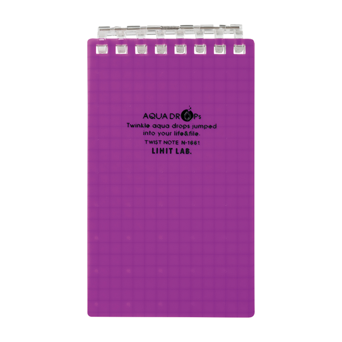 ＡＱＵＡ　ＤＲＯＰｓ　ツイストノート（メモサイズ）　藤