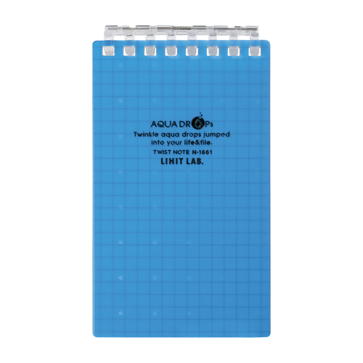 ＡＱＵＡ　ＤＲＯＰｓ　ツイストノート（メモサイズ）　青