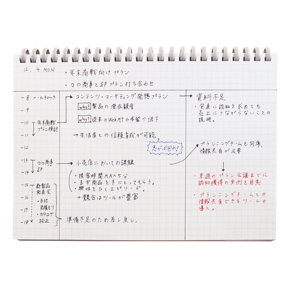 ｈｉｒａｋｕｎｏ　ツイストノート　ホワイト