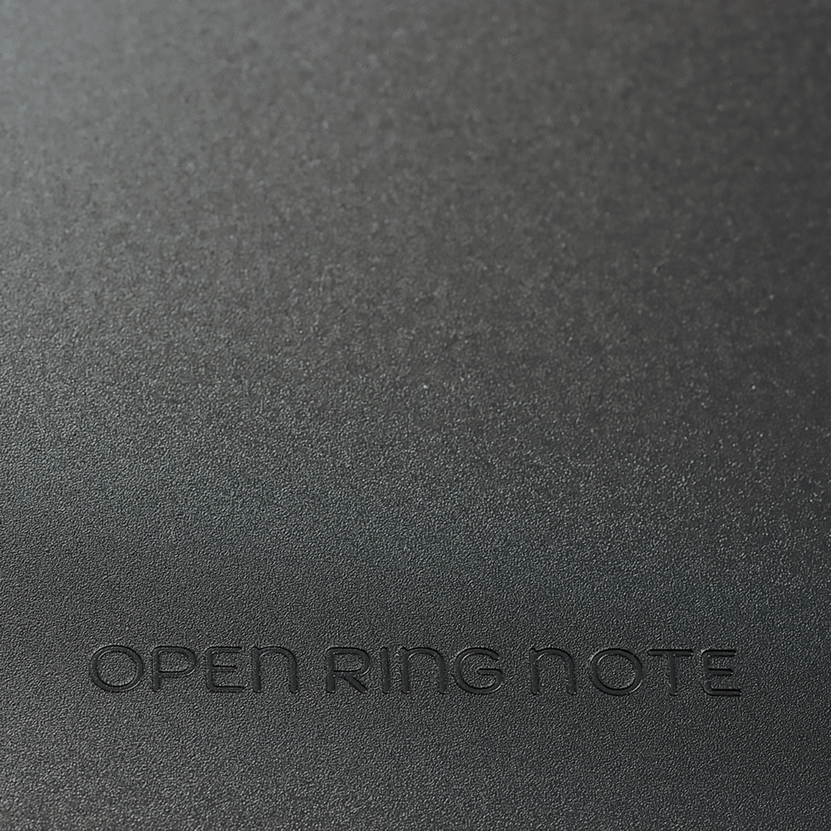 リングノート保存用ノート　ブラック