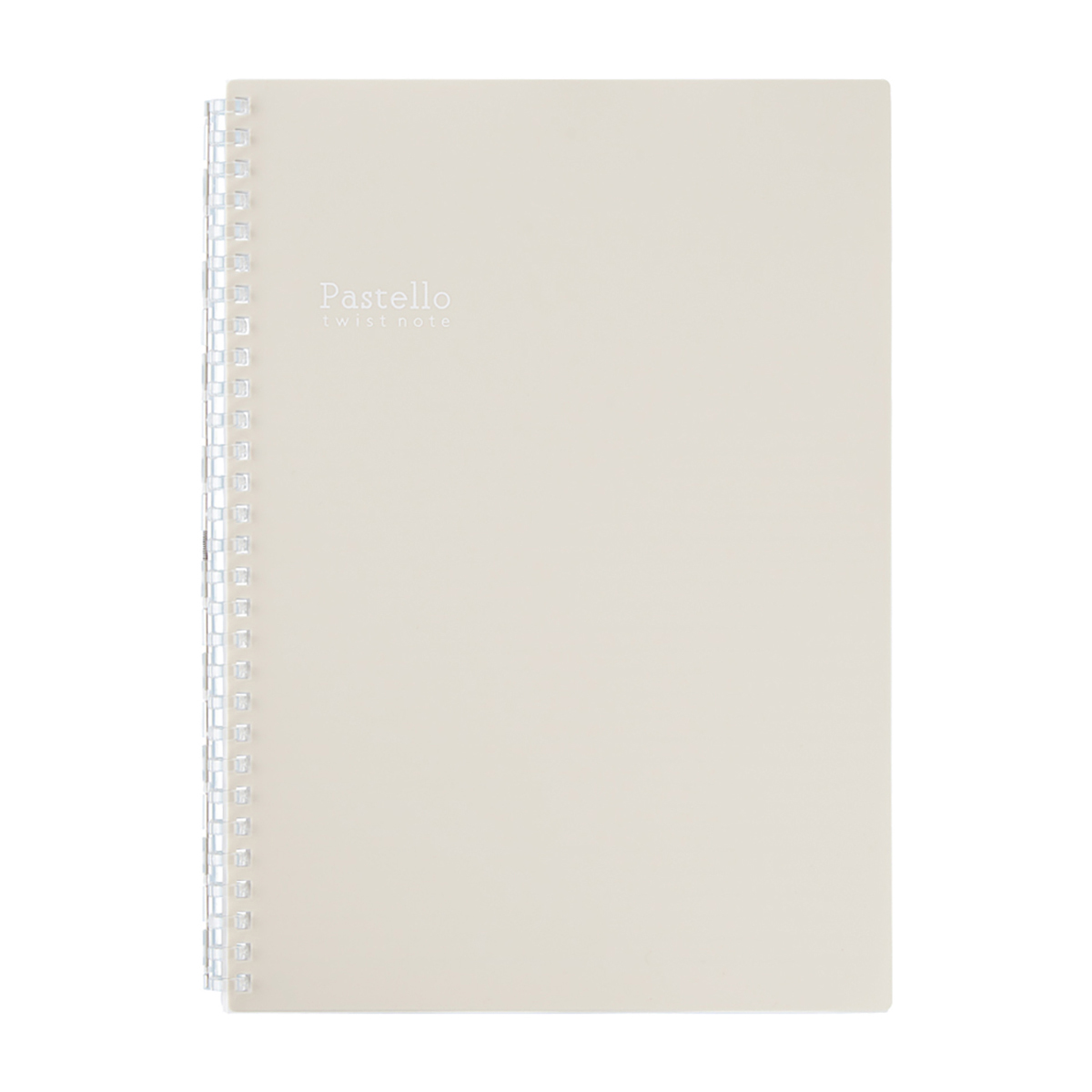 Ｐａｓｔｅｌｌｏ　ツイストノート　ベージュ
