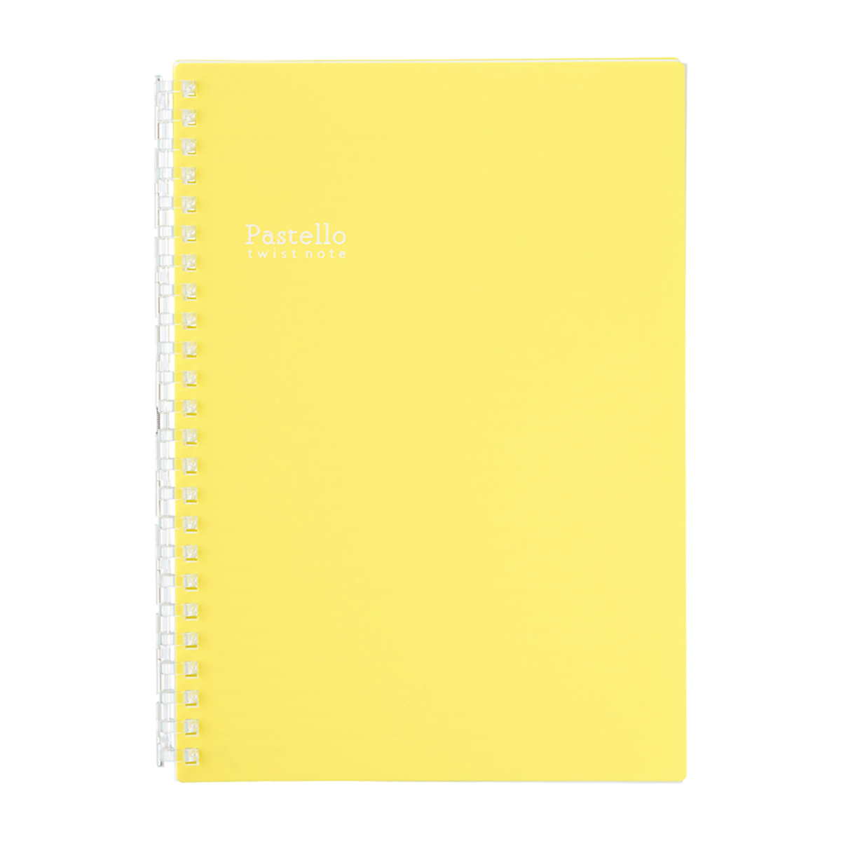 Ｐａｓｔｅｌｌｏ　ツイストノート　イエロー