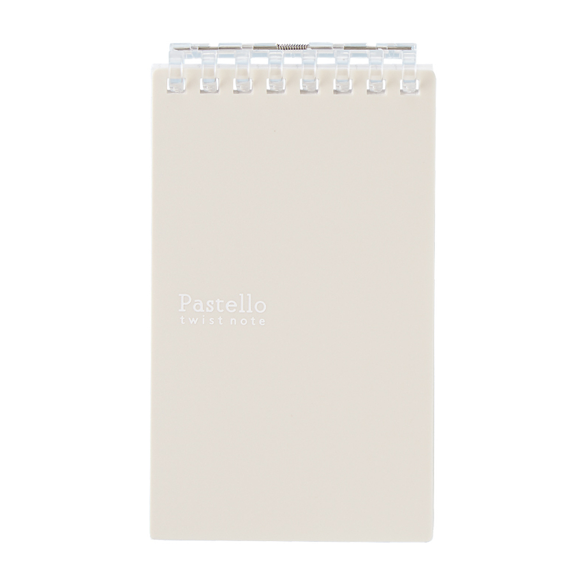 Ｐａｓｔｅｌｌｏ　ツイストノート（メモサイズ）　ベージュ