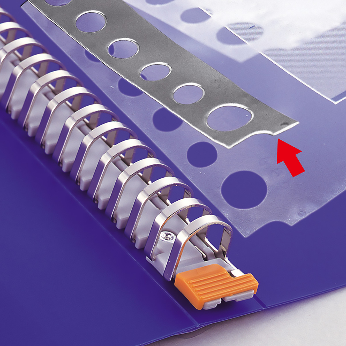 ルポ・リーンフォース・クリヤーポケット　藍