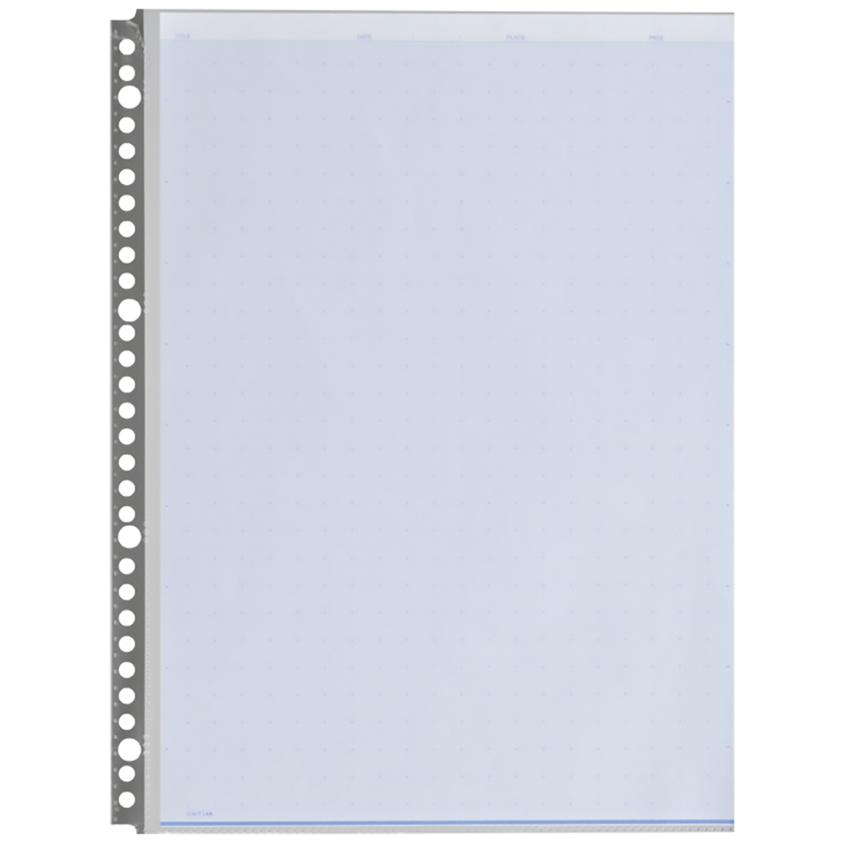 ルポ・リーンフォース・クリヤーポケット　藍