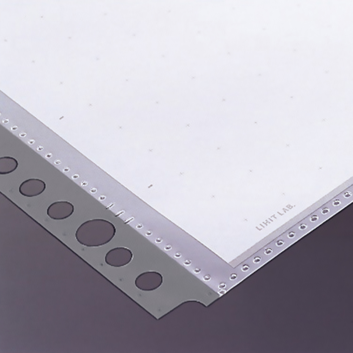 ルポ・リーンフォース・クリヤーポケット　グレー