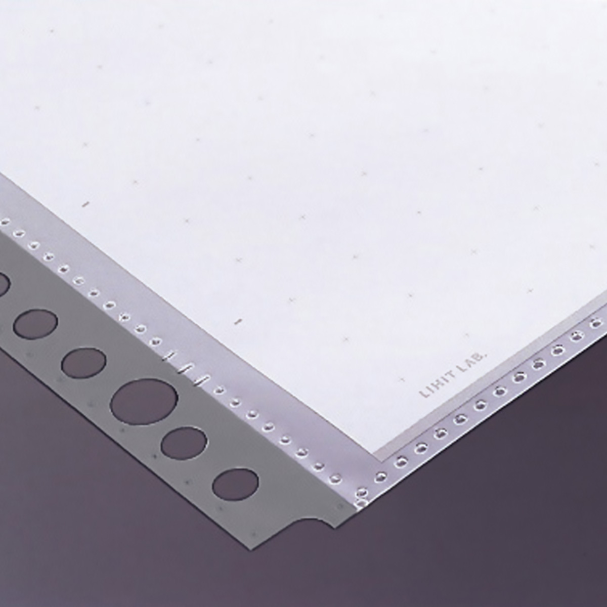 ルポ・リーンフォース・クリヤーポケット　グレー