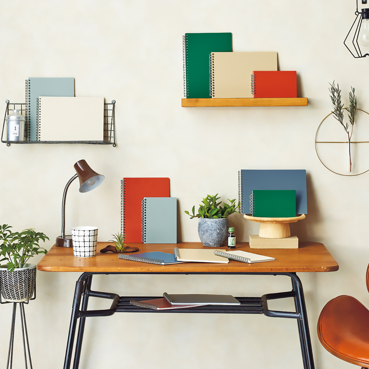 Ｍｕｔｕａｌ　オープンリングノート　スレートブルー