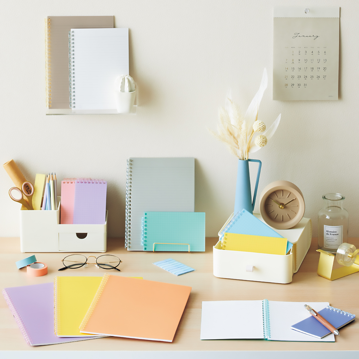 オープンリングノート　グリーン