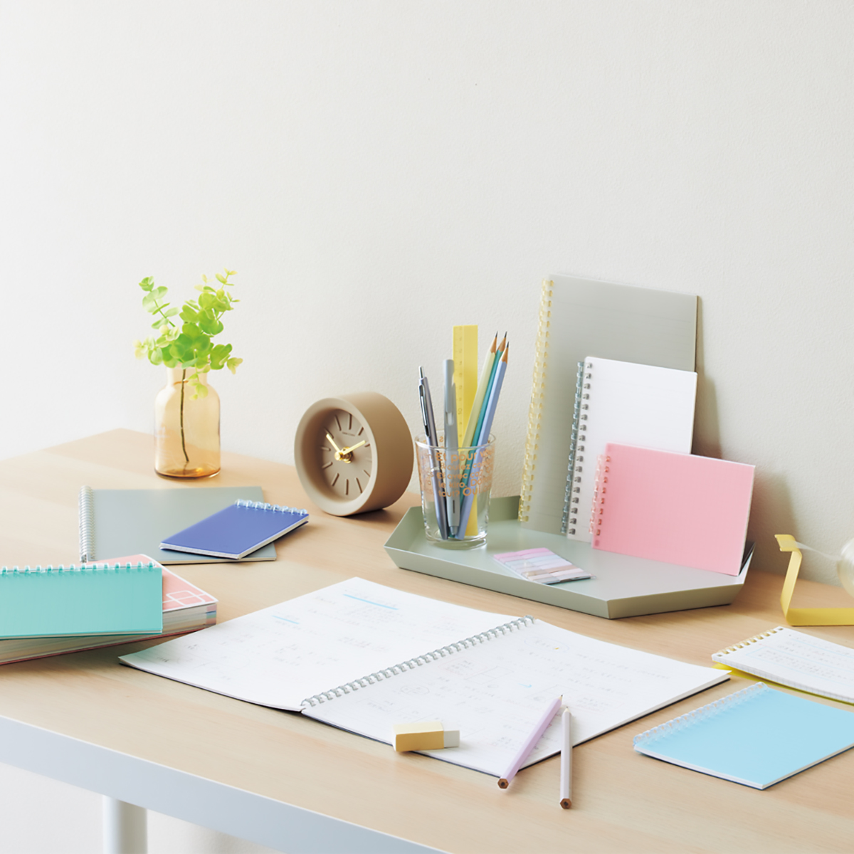 オープンリングノート　グリーン