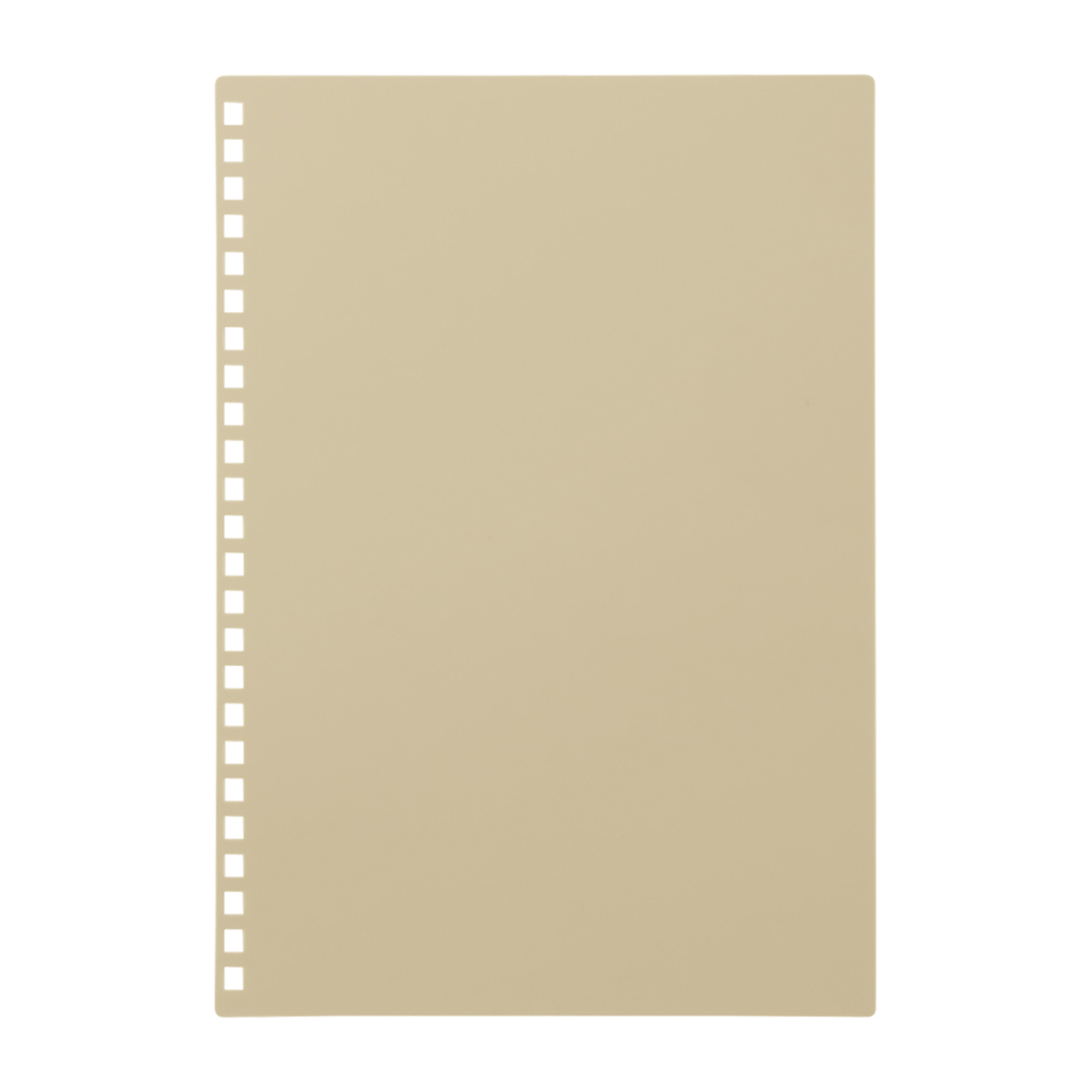 カスタマイズ　オープンリングノート　表紙　ベージュ