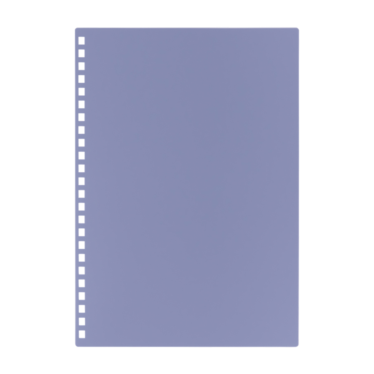 カスタマイズ　オープンリングノート　表紙　ブルーグレー