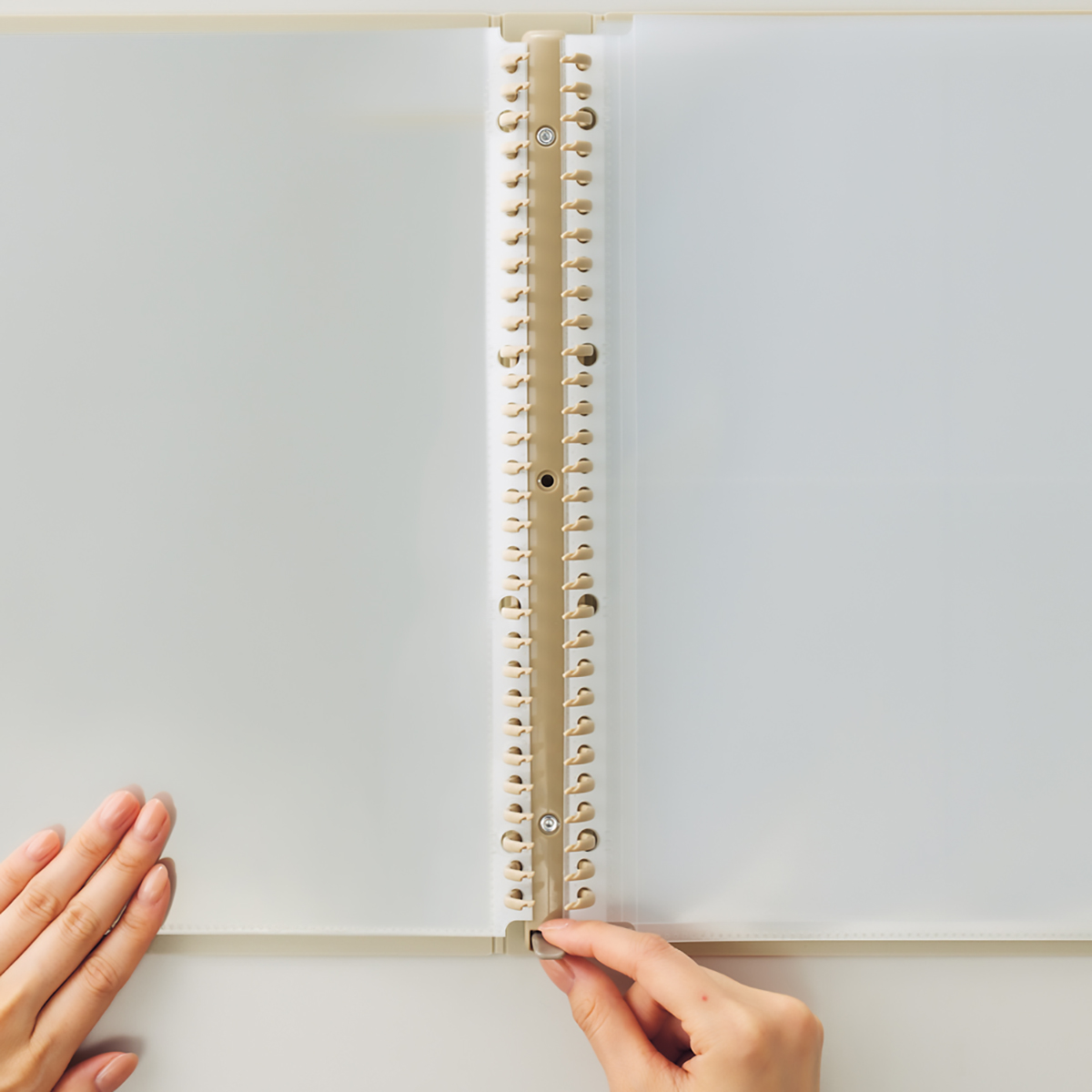 Ｒｏｏｍｙ　クリヤーブック＜ポケット交換式＞　ベージュ