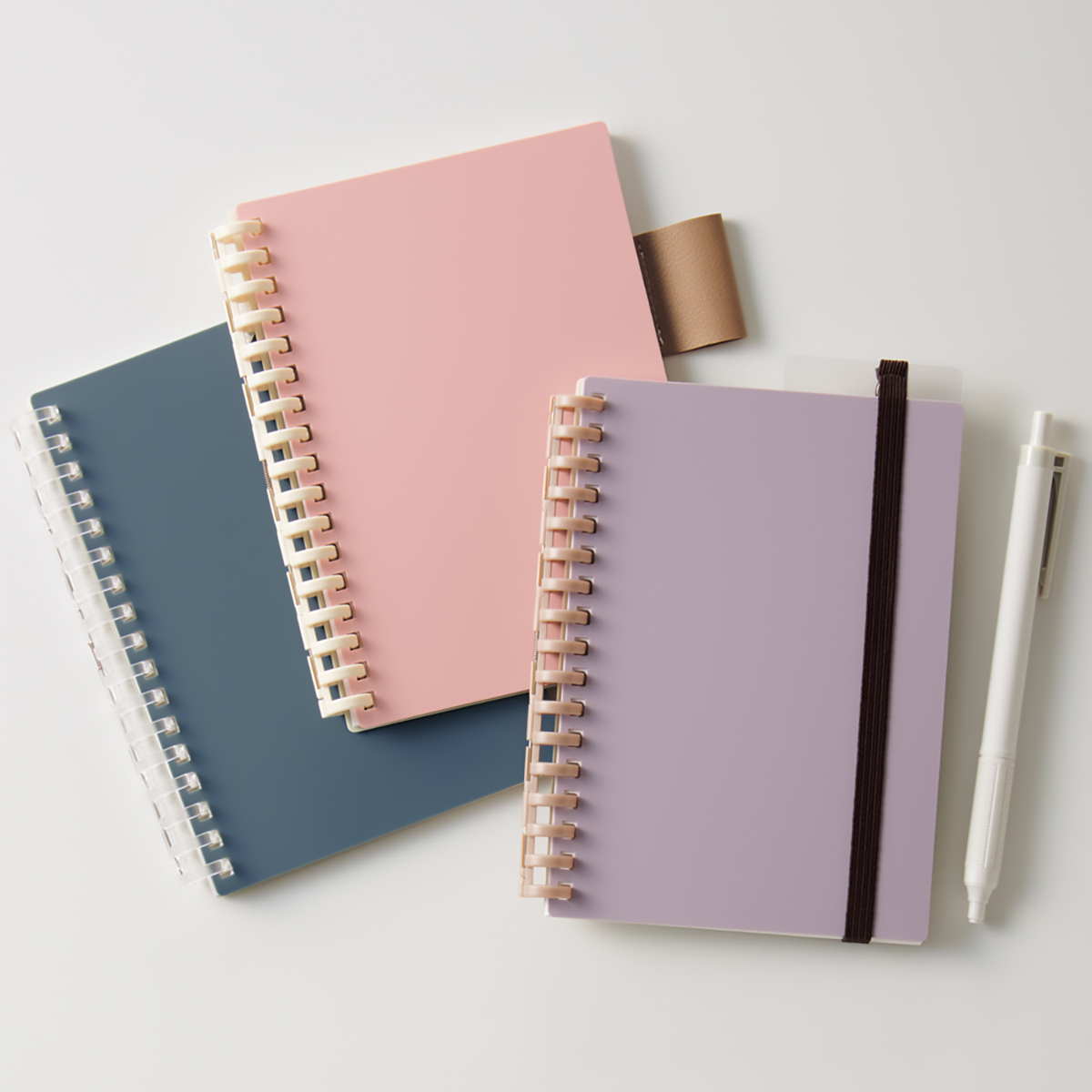 カスタマイズ　オープンリングノート　表紙　ライトグリーン