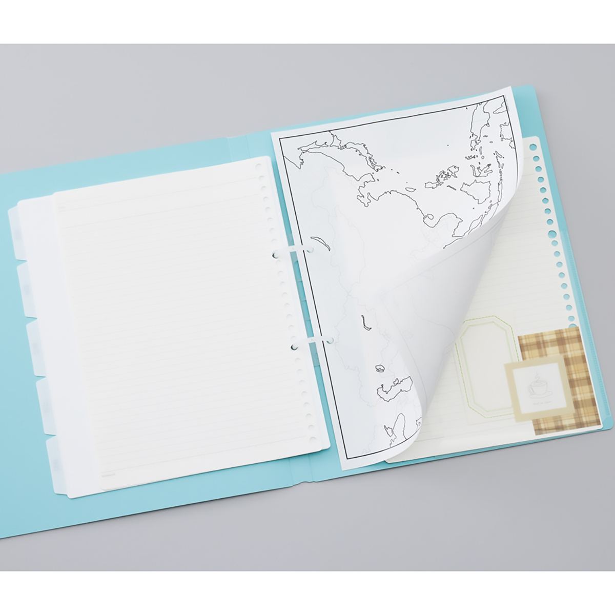 プリントルーズバインダー　ピンク