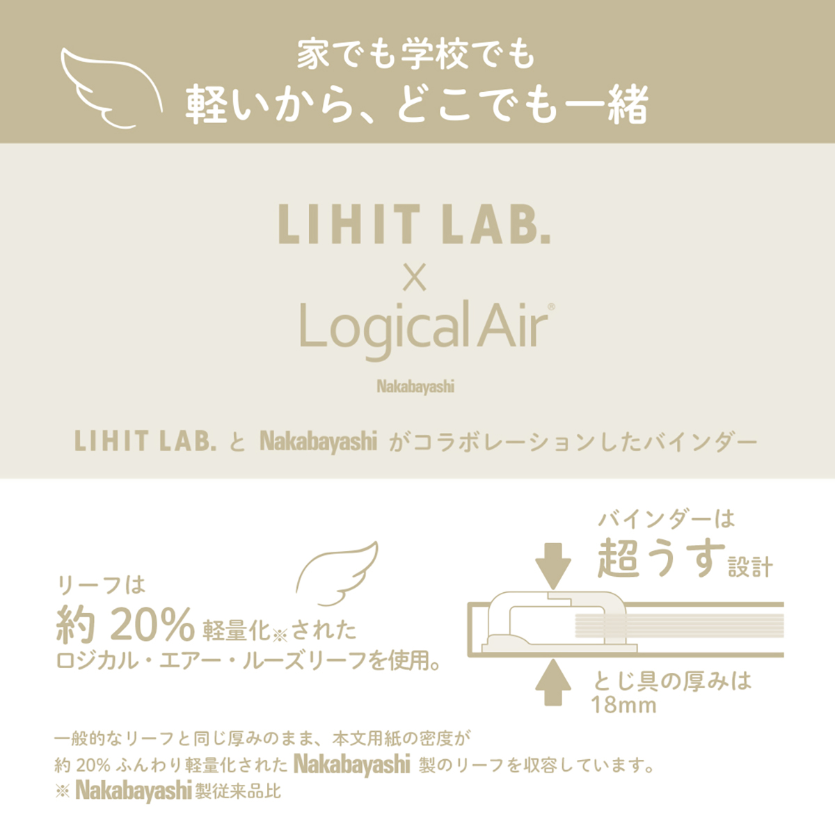 プリントルーズバインダー　イエロー