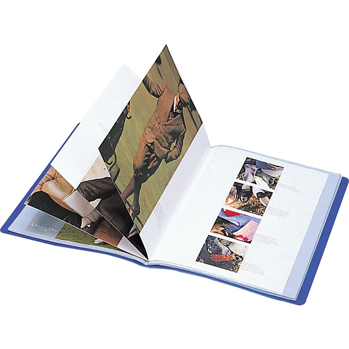 クリヤーブック・ルポ・カラーページサイドベンツ　藍