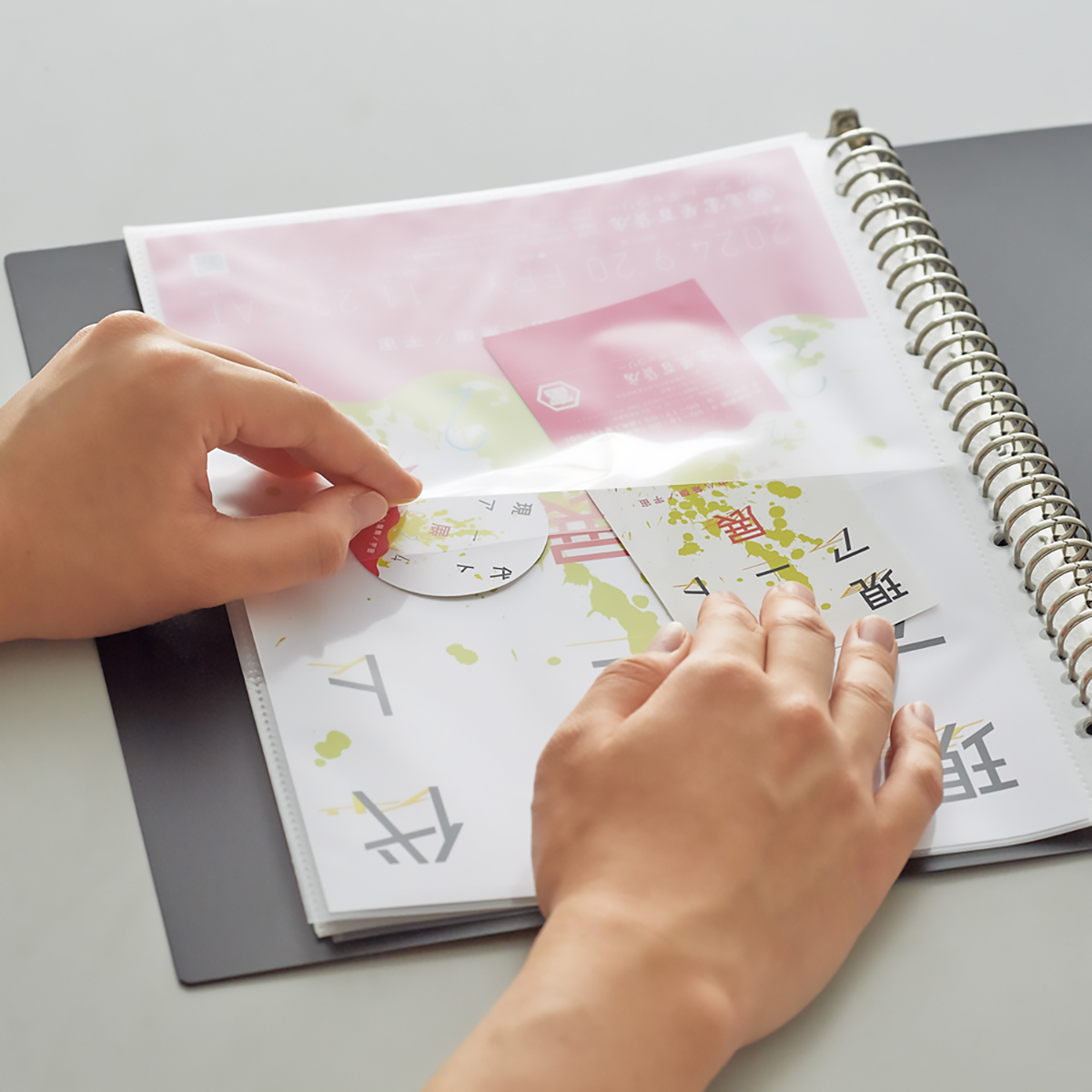 Ｃｏｌｌｅｌ　ギャラリークリヤーブック　ブラック