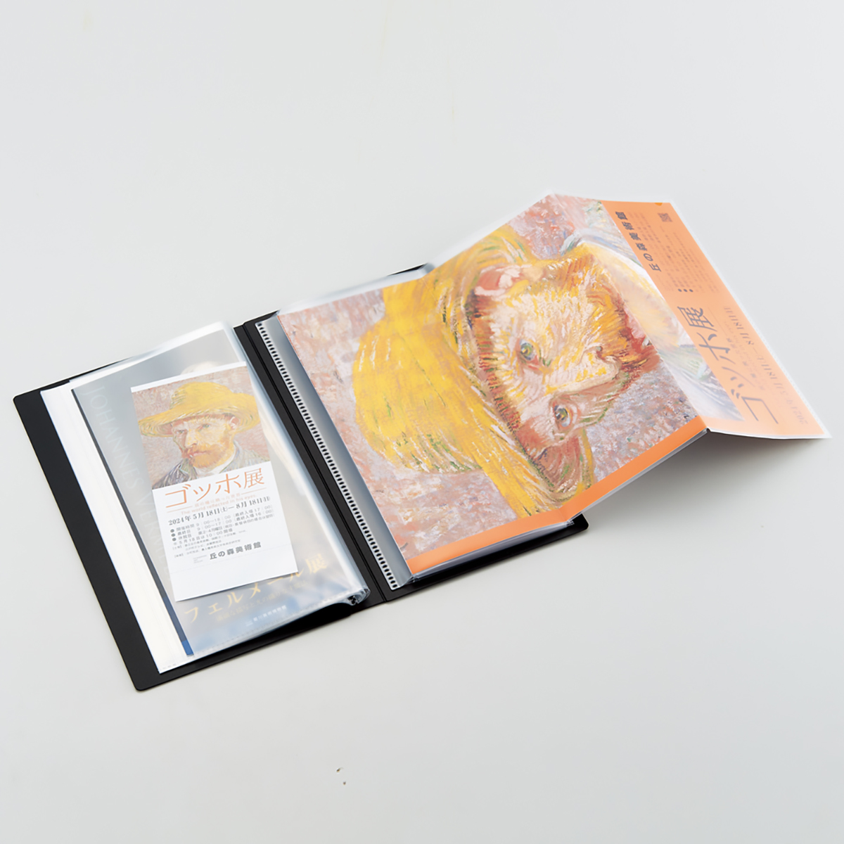 Ｃｏｌｌｅｌ　リーフレットファイル　ブラック