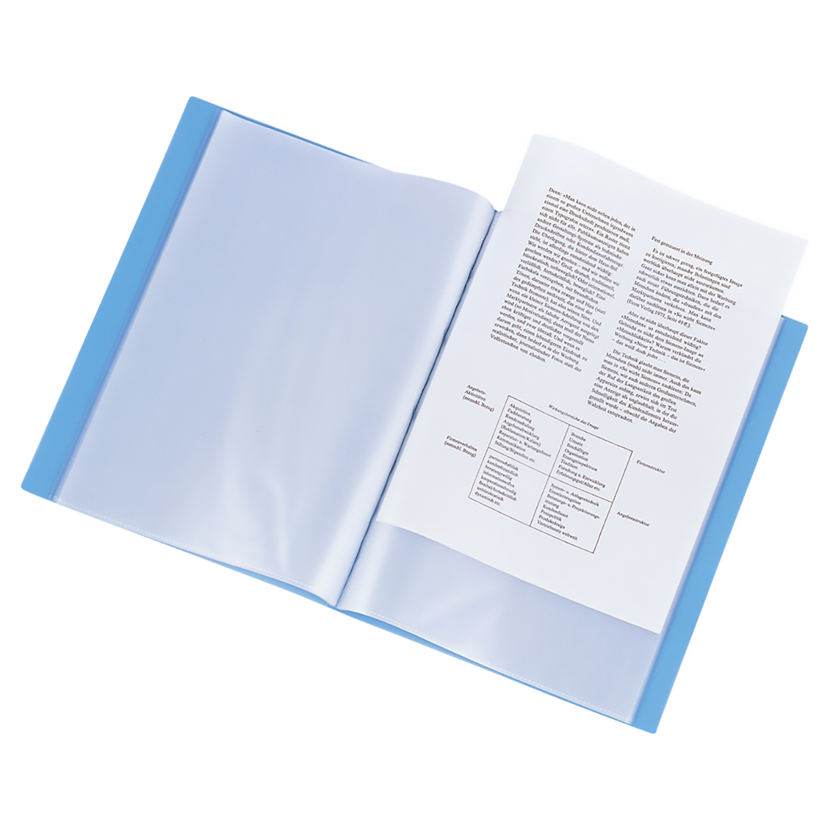 ＡＱＵＡ　ＤＲＯＰｓ　クリヤーブック　青緑